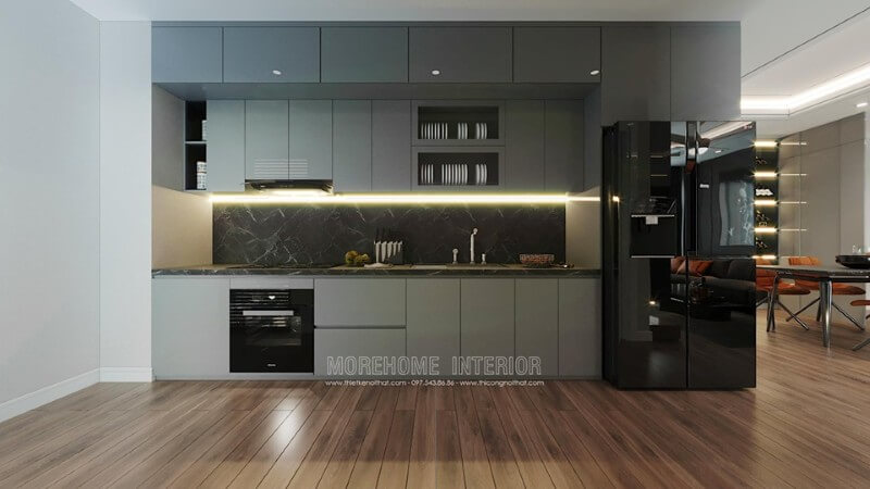 Danh sách những mẫu thiết kế tủ bếp chung cư sang trọng và đẳng cấp